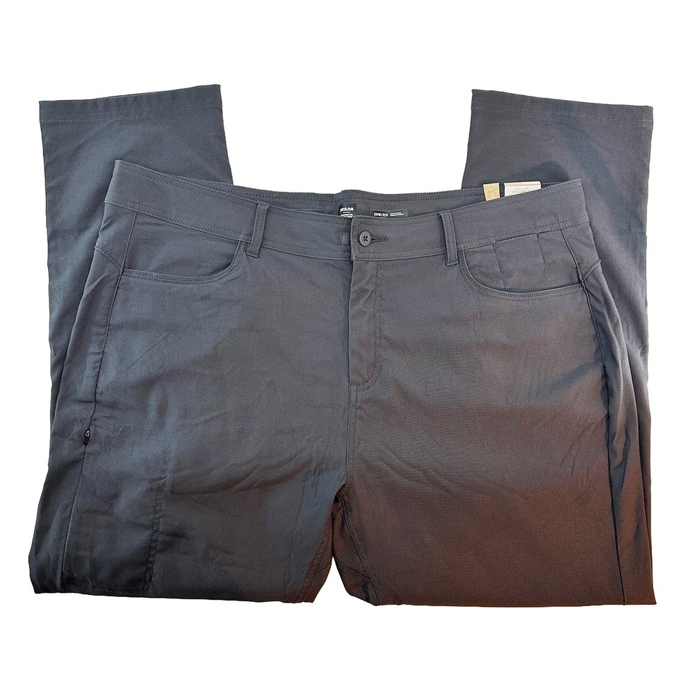 PRANA Women's Halle Straight Pant‎ Plus II NWT • 20W • coal gray • hiking nylon